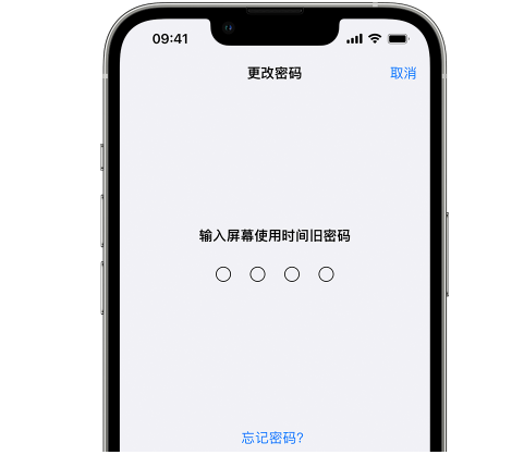 禅城iPhone屏幕维修分享iPhone屏幕使用时间密码忘记了怎么办 