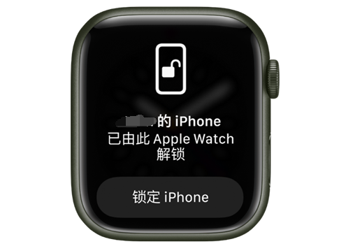 禅城苹果手机维修分享用 AppleWatch 解锁配备面容 ID 的 iPhone方法 